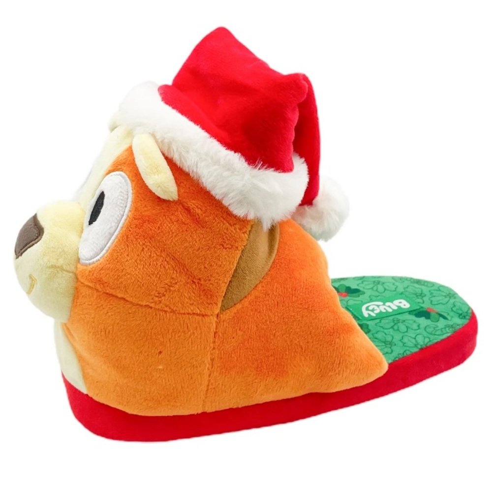 Bluey Slippers Chilli Disney Womens Size 7/8 Holiday Christmas Plush 3D BS4